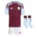 Aston Villa Amadou Onana #24 Dětské Domácí dres komplet 2024-25 Krátký Rukáv (+ trenýrky)